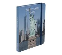 DRAEGER PARIS | Agenda de poche ville New-York janvier-dec 2023 | 12 photos | 11,5 x 16 cm | Couverture rigide marque page organisation | 7 langues | 1 semaine sur 2 pages | Papier certifié FSC®