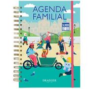 Draeger Paris - Agenda familial 2023-2024 - 18x25,5 cm - Septembre 2023 à Décembre 2024 - L'organise tout
