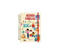 Draeger Paris - Agenda familial 2024-2025 18 x 25,5 cm - Planner 16 mois, couverture rigide