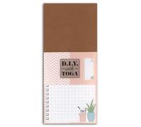 DRAEGER Paris | Bloc-Notes DIY Enjoy The Little Things | 8 x 18,5 cm | Idéal pour Les idées, Rendez-Vous, projets, to do List | Bureau, Maison, école, Lifestyle, Ambiance Positive