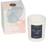 Draeger Paris - Bougie Cadeau Blanche Parfumée Ambre Sacré ""S?ur De Coeur"" - Idée Cadeau S?ur, Meilleure Amie, Famille, Copine, Anniversaire - Made In France - 100% Cire Végétale