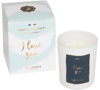 Draeger Paris - Bougie Cadeau Blanche Parfumée Fleur D'oranger ""Mon Rayon De Soleil"" - Idée Cadeau Amour, Meilleure Amie - Pot En Verre - Made In France - 100% Cire Végétale - 40h De Combustion