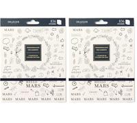Draeger Paris - Carnet De Stickers D'Organisation Noir & Blanc Home Office - 12 Feuilles (Lot de 2)