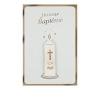Draeger Paris - Carte baptême Bougie