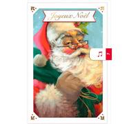 Draeger Paris - Carte de Vœux Musicale Père-Noël Traditionnel