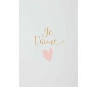 Draeger Paris - Carte Je t'aime lettres or