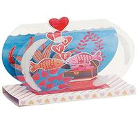 Draeger Paris - Carte Saint-Valentin Pop up 3D - Poissons