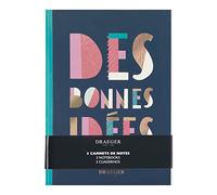 Draeger Paris - Lot de 3 carnets A5 lignés - des Bonnes idées