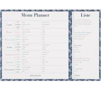 Draeger Paris - Menu Planner - Bleu Marine