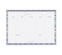 DRAEGER PARIS - Planner Semainier - 28 x 20 cm - Multicolore - Organisation, Semaine, Planning - Idée Cadeau Famille, Amis, Noël