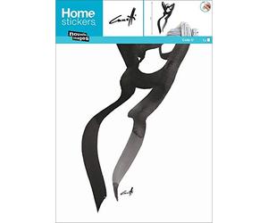 Draeger Paris - Sticker Transfert M. Canetti Silhouette Féminine en Polyester - Noir