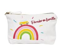 Draeger - Pochette Coton Van- Pochette avec Fermeture Éclair - Rangement Maquillage, Rouge à Lèvres, Crayons - Idéal Cadeau Anniversaire, Toutes Occasions - 100% Coton