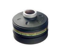 Dräger Rd40 Filtre de protection civile e protection A2B2E2K2-P3 R D/NBC (noir) pour gaz, vapeurs, particules | 1 pièce | Filtre combiné pour masque complet CDR 4500