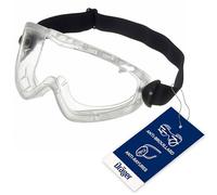 Dräger X-pect 4200 | Lunettes-masques anti-buée pour porteurs de lunettes | Pour chantier, laboratoire, atelier | Oculaire en polycarbonate incassable et résistant aux rayures | Clair