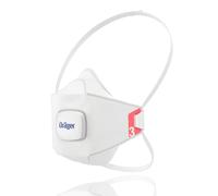 Dräger X-plore 1930 V Masques de Protection respiratoires FFP3 avec valve, Masque anti-poussière jetable pour des travaux de construction, de chimie et de peinture