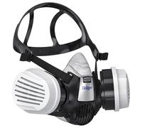 Dräger X-plore 3300 Masque de protection respiratoire adapté aux peintures solvants, époxy résine, poussières | Demi-Masque peinture avec 2 cartouches A2 P3, Taille S