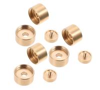 DRAFIDEEP Boutons de Piston pour Trompette en Cuivre, Ensemble de 2 Boutons de Couverture pour Accessoires d'Instrument de Musique, Adaptés la Pratique Musicale