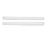 DRAFIDEEP Guidage Tiroir Glissière Tiroir Rail en Plastique Blanc 235mm Montage Inférieur pour Armoire et Clavier Ensemble 2 Pièces Coulisses Faciles à Installer