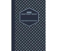 Draftcraft Book: Frost Bloom Pattern Notebook: Dark Floral Repeating Design, Dot Grid Journal for Writing, Planning, and Creative Notes