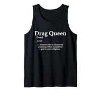 Drag Queen Définition Accessoire de Costume Mignon pour Drag Queens Débardeur
