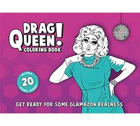 Drag Queen Livre de coloriage pour adultes 20 pages Dimensions 25 x 17,5 x 0,5 cm Format B5