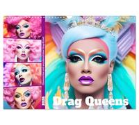 Drag Queens. Glamouröse und wunderschöne Drag-Kunst (Wandkalender 2026 DIN A3 quer), CALVENDO Monatskalender: Drag als beeindruckende Kunstform ist populärer denn je