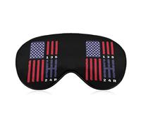 Drag Race Car Racing Drapeau Américain Masque de Sommeil Doux Bandeau Portable Masque pour les Yeux avec Sangle Réglable pour Hommes Femmes