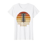 Drag Racing Arbre Lumineux pré-scène Dragster Art rétro T-Shirt Graphique avec Valeur