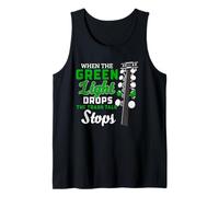 Drag Racing Green Light Start Tree Trash Talk Racer Humour Débardeur