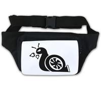 Drag Racing Turbo Snail Funny Cute Turbocharger Sac banane Blanc