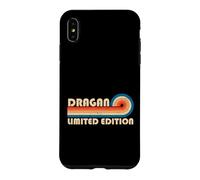 DRAGAN Retro 70s 80s Sunset Stripe Coque pour iPhone XS Max