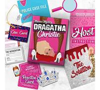 Dragatha Christie Murder Mystery! Can You Solve This Case ? Jeu de société mystère pour 4 à 12 Joueurs pour Famille/Amis/fête