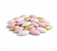 DRAGÉES AMANDES AVOLA 500G BLANC ROSE OR