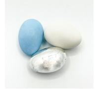 DRAGÉES AMANDES FINES 1KG BLEU BLANC ARGENT