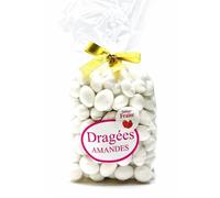 DRAGÉES AMANDES FINES SAVEUR FRAISE 1KG BLANC