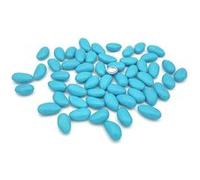 dragées amandes fines tendres 1kg bleu caraïbes - reynaud drfinecaraibe Bleu G