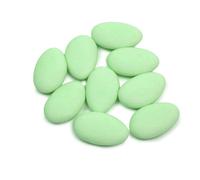 DRAGÉES AMANDES FINES TENDRES 1KG VERT PÂLE