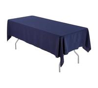 Dragées Anahita Nappe Buffet Bleu Marine Tissu 180x300cm Mariage