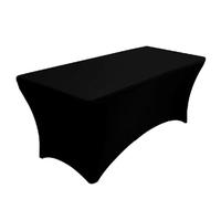 Dragées Anahita Nappe Rectangulaire Noire Lycra Spandex Extensible