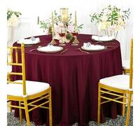 Dragées Anahita Nappe Ronde Bordeaux Tissu 300cm Mariage