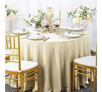 Dragées Anahita Nappe Ronde Ivoire Tissu 300cm Mariage