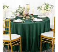 Dragées Anahita Nappe Ronde Vert Foret Tissu 300cm