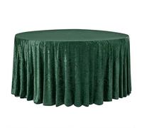 Dragées Anahita Nappe Velours Vert emmeraude Ronde 300cm