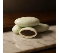 Dragées chocolat dubai style 1kg - pas cher - environ 190 dragées 71% de cacao & crème de pistache chocolat dubaï - Fabrication artisanale en France (Vert moucheté, 1kg)