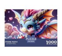 Dragon 1000 Piece Jigsaw Divine Dragon Puzzles for Adults and Kids Age 12 Years Up Challenging & Brainteasing Puzzle Game for The Whole for Women Gifts for Men38x26cm/1000pcs