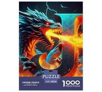 Dragon 1000 Pièces Dragon Divin Puzzle Adulte Un Puzzle Difficile Jeu De Puzzle pour Toute La Famille Divertissement Puzzles Classiques pour Adultes Et Enfants À Partir De Décoration De La Maison 38x