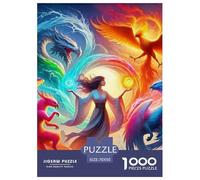 Dragon 1000 Pièces Dragon Divin Puzzle Adulte Un Puzzle Difficile Jeu De Puzzle pour Toute La Famille Divertissement Puzzles Classiques pour Adultes Et Enfants À Partir De Décoration De La Maison 70x