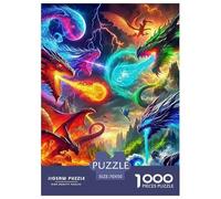 Dragon 1000 Pièces Dragon Divin Puzzle Adulte Un Puzzle Difficile Jeu Éduchatif Défi Jouets Divertissement Puzzles Classiques Pour Adultes Et Enfants À Partir De Activité Familiale Parfaite Cadeaux Po
