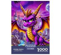 Dragon 1000 Pièces Dragon Divin Puzzle Adulte Un Puzzle Difficile Jeu Éduchatif Défi Jouets Divertissement Puzzles Classiques Pour Adultes Et Enfants À Partir De Activité Familiale Parfaite Décoration