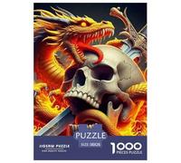 Dragon 1000 Pièces Dragon Divin Puzzle Adulte Un Puzzle Difficile Jeu Éduchatif Défi Jouets Divertissement Puzzles Classiques Pour Adultes Et Enfants À Partir De Activité Familiale Parfaite Décoration